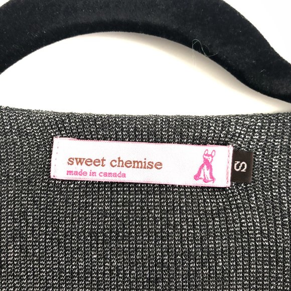 Gorgeous SWEET CHEMISE Cape Lightweight Jacket/Sweater - In Slight Shimmer Grey - Picture 7 of 7